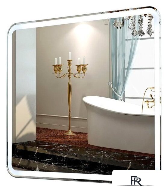  Пекам Зеркало Marta 1 80x70 marta1-80x70B (с подсветкой,с бесконтактным сенсором) - Изображение №1 — Интернет-магазин ПроЗаказ