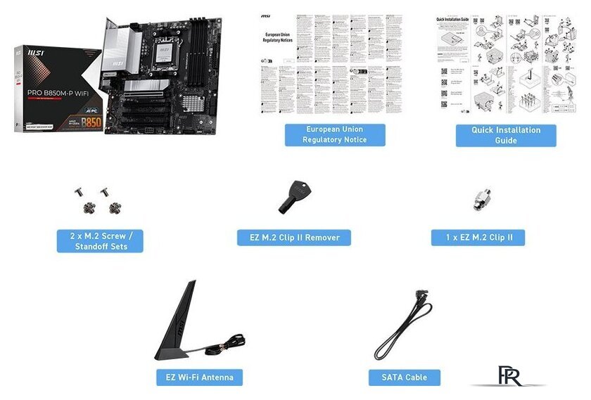 Материнская плата MSI Pro B850M-P WiFi - Изображение №2 — Интернет-магазин ПроЗаказ