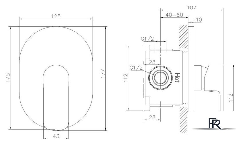 Смеситель Lauter Hidden 21СК157С-521-1 - Изображение №2 — Интернет-магазин ПроЗаказ
