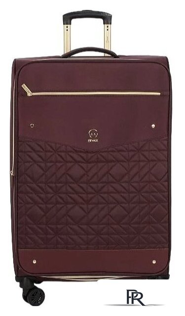 Чемодан-спиннер Grott 338-1731/3-28 (бордовый) - Изображение №1 — Интернет-магазин ПроЗаказ