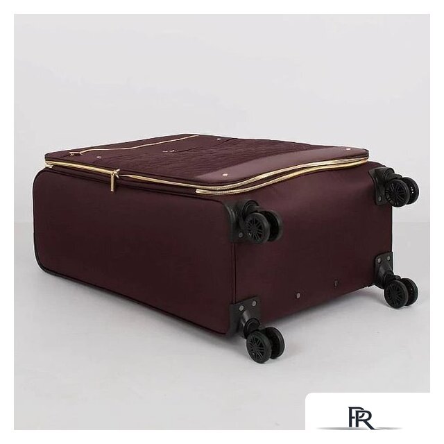 Чемодан-спиннер Grott 338-1731/3-28 (бордовый) - Изображение №3 — Интернет-магазин ПроЗаказ