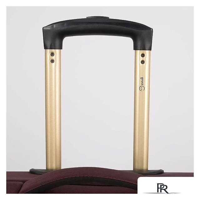 Чемодан-спиннер Grott 338-1731/3-28 (бордовый) - Изображение №6 — Интернет-магазин ПроЗаказ