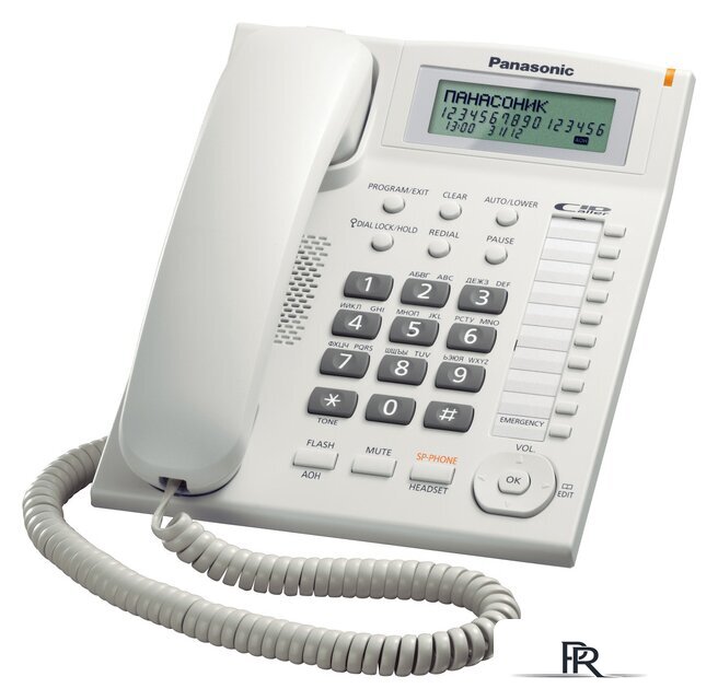 Проводной телефон Panasonic KX-TS2388UAW (белый) - Изображение №1 — Интернет-магазин ПроЗаказ