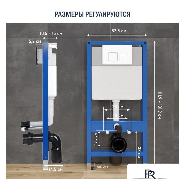 Унитаз подвесной Lauter Sulzdorf с микролифтом и кнопкой смыва 219702F (белый/белый) - Изображение №20 — Интернет-магазин ПроЗаказ
