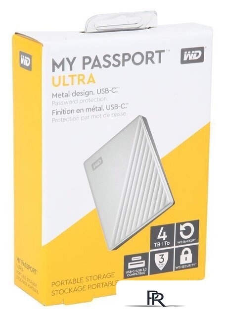 Внешний накопитель WD My Passport Ultra 4TB WDBFTM0040BSL - Изображение №9 — Интернет-магазин ПроЗаказ