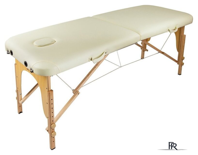 Массажный стол Atlas Sport складной 2-с деревянный 60 см (бежевый) - Изображение №1 — Интернет-магазин ПроЗаказ