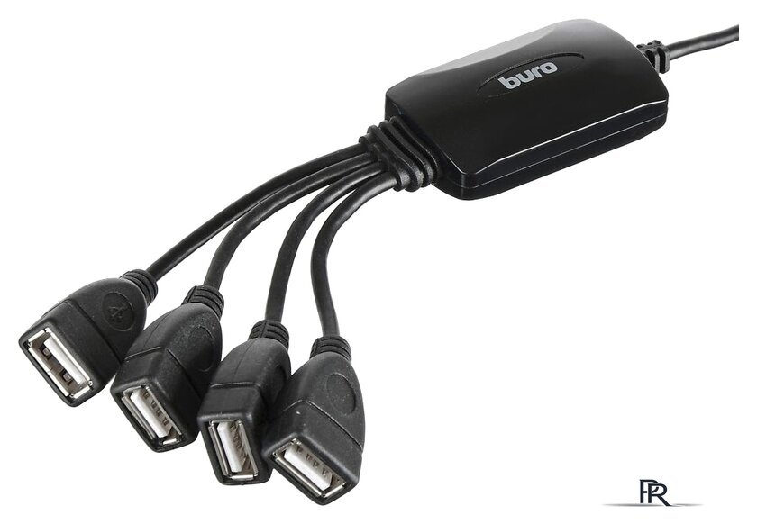 USB-хаб Buro BU-HUB4-0.3-U2.0-Splitter - Изображение №5 — Интернет-магазин ПроЗаказ