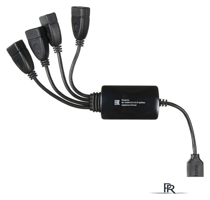 USB-хаб Buro BU-HUB4-0.3-U2.0-Splitter - Изображение №2 — Интернет-магазин ПроЗаказ