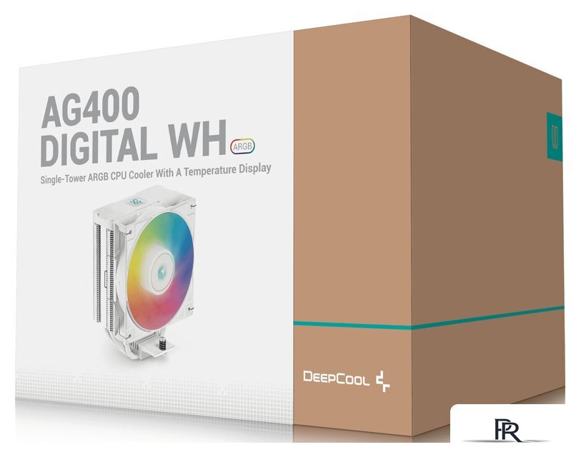 Кулер для процессора DeepCool AG400 Digital ARGB WH R-AG400-WHADMN-G-1 - Изображение №10 — Интернет-магазин ПроЗаказ