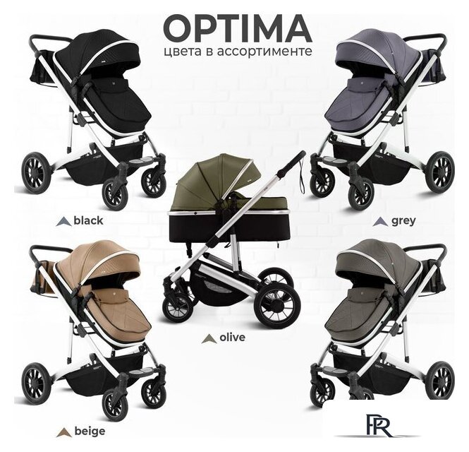 Универсальная коляска Sweet Baby Optima 2в1 (черный) - Изображение №14 — Интернет-магазин ПроЗаказ