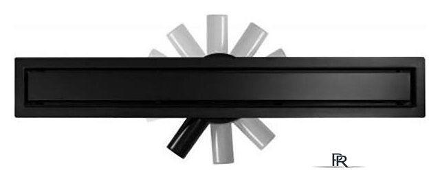 Трап/канал Roxen Supra Black 91050-120 - Изображение №5 — Интернет-магазин ПроЗаказ