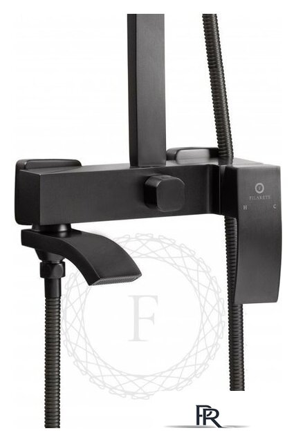 Душевая система  Filarete Waterfall FL2010 (графит) - Изображение №4 — Интернет-магазин ПроЗаказ