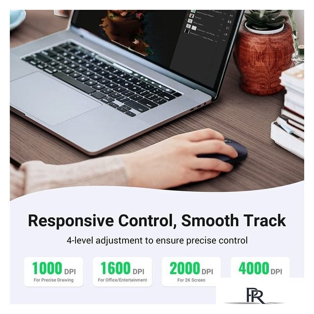 Мышь Ugreen MU001 (серый) - Изображение №8 — Интернет-магазин ПроЗаказ