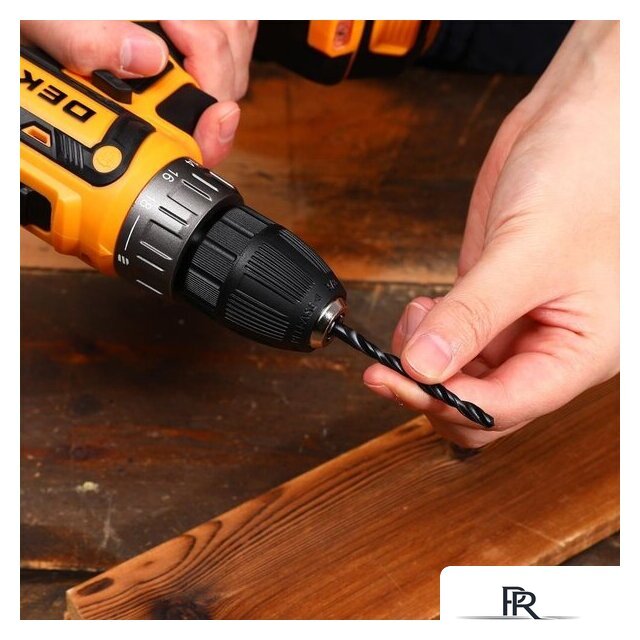 Дрель-шуруповерт Deko DKCD20-Li 085-1123 (с 2-мя АКБ, кейс) - Изображение №6 — Интернет-магазин ПроЗаказ