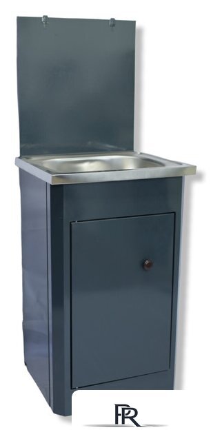  Петромаш Тумба с умывальником Дачный slkptr041 (мокрый асфальт) - Изображение №2 — Интернет-магазин ПроЗаказ