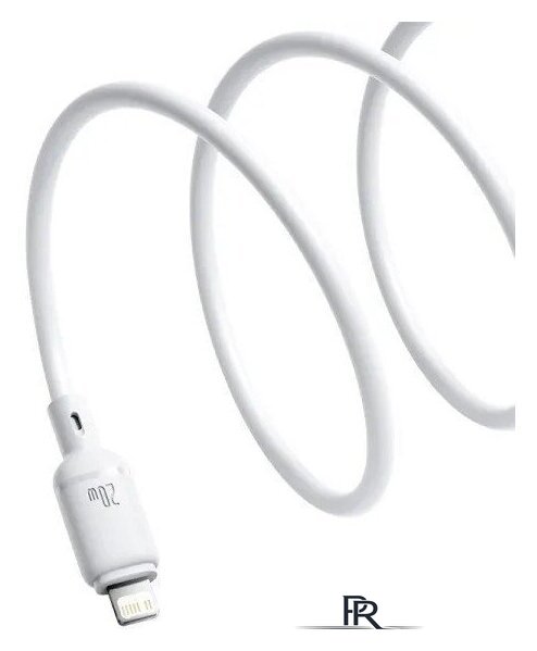 Кабель Baseus Silky Series Fast Charging Cable USB Type-C - Lightning (2 м, белый) - Изображение №4 — Интернет-магазин ПроЗаказ