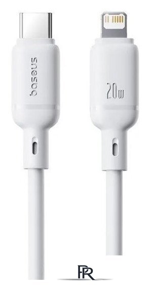 Кабель Baseus Silky Series Fast Charging Cable USB Type-C - Lightning (2 м, белый) - Изображение №2 — Интернет-магазин ПроЗаказ