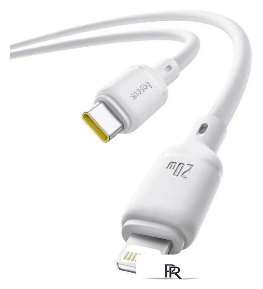 Кабель Baseus Silky Series Fast Charging Cable USB Type-C - Lightning (2 м, белый) - Изображение №3 — Интернет-магазин ПроЗаказ