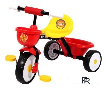 Детский велосипед Moby Kids Primo Львенок (красно-желтый) - Изображение №1 — Интернет-магазин ПроЗаказ