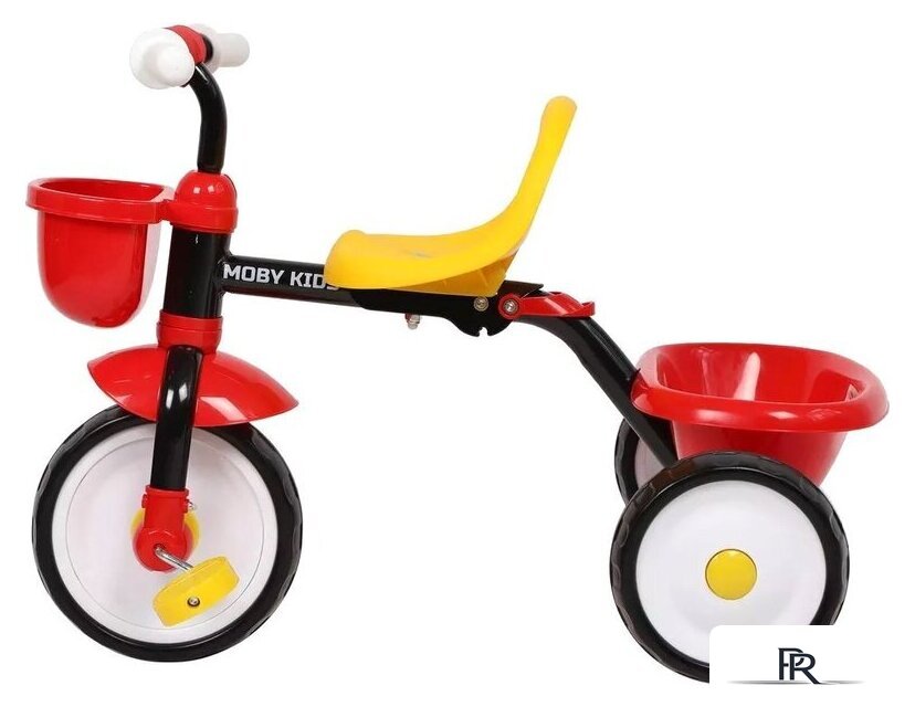 Детский велосипед Moby Kids Primo Львенок (красно-желтый) - Изображение №2 — Интернет-магазин ПроЗаказ