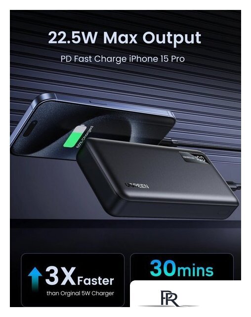 Внешний аккумулятор Ugreen PB312 20000mAh (черный) - Изображение №14 — Интернет-магазин ПроЗаказ