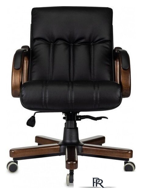 Офисное кресло Бюрократ T-9932W-LOW-Eco (черный, экокожа) - Изображение №2 — Интернет-магазин ПроЗаказ