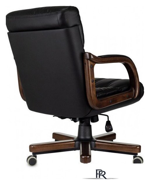 Офисное кресло Бюрократ T-9932W-LOW-Eco (черный, экокожа) - Изображение №5 — Интернет-магазин ПроЗаказ