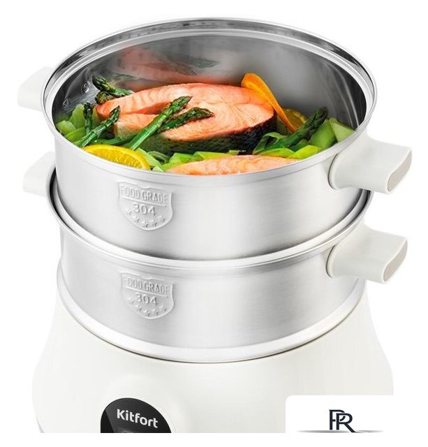 Пароварка Kitfort KT-2035 - Изображение №4 — Интернет-магазин ПроЗаказ