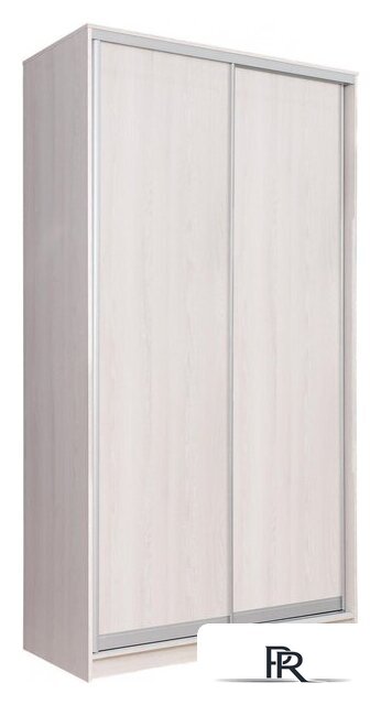 Шкаф-купе Рэйгрупп 120 YYX Elgon РГ-06.03 (ясень снежный/хром) - Изображение №1 — Интернет-магазин ПроЗаказ
