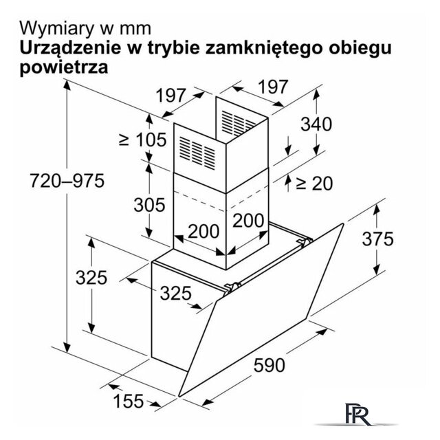 Кухонная вытяжка Bosch Serie 2 DWK65DK60 - Изображение №7 — Интернет-магазин ПроЗаказ