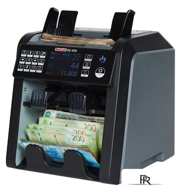Счетчик банкнот DoCash DC-55V мультивалюта - Изображение №1 — Интернет-магазин ПроЗаказ