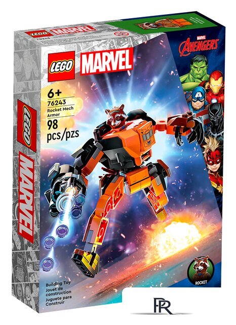 Конструктор LEGO Marvel 76243 Ракета: робот - Изображение №1 — Интернет-магазин ПроЗаказ