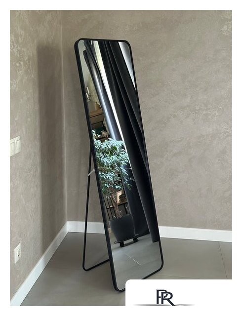 Зеркало EMZE Закругленные углы 45х150 DK0919.CHE (черный) - Изображение №5 — Интернет-магазин ПроЗаказ