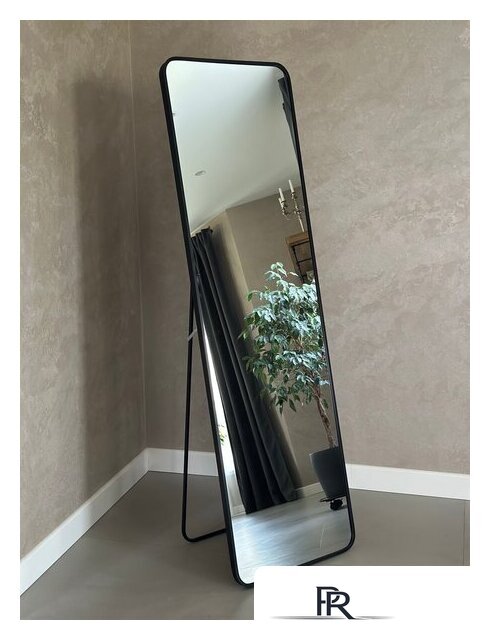 Зеркало EMZE Закругленные углы 45х150 DK0919.CHE (черный) - Изображение №7 — Интернет-магазин ПроЗаказ