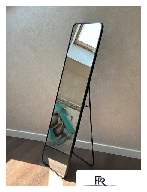 Зеркало EMZE Закругленные углы 45х150 DK0919.CHE (черный) - Изображение №3 — Интернет-магазин ПроЗаказ