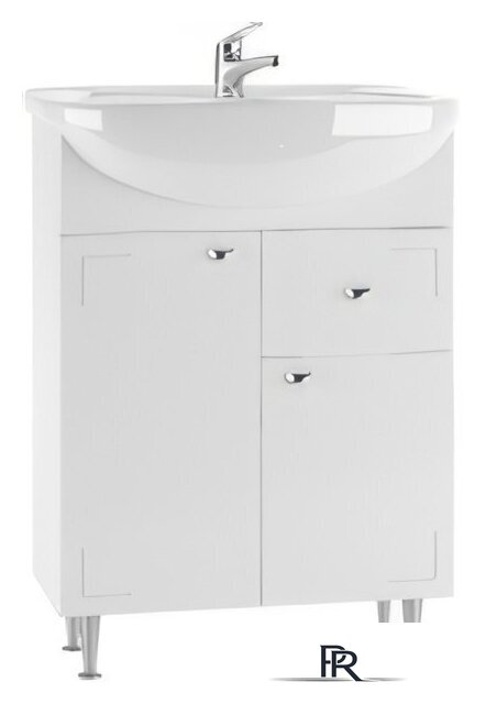  Айсберг Тумба под умывальник Уют 60 Классик с верхним ящиком В1 - Изображение №2 — Интернет-магазин ПроЗаказ