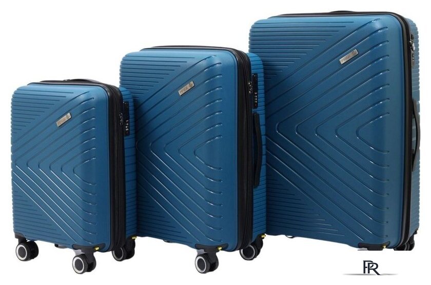 Чемодан-спиннер Pride РР-202 (L, синий) - Изображение №11 — Интернет-магазин ПроЗаказ