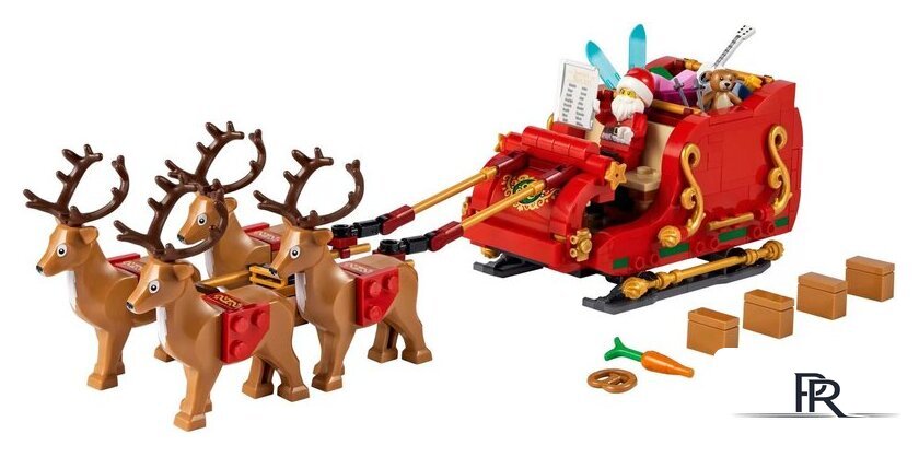Конструктор LEGO 40499 Сувенирный набор Сани Деда Мороза - Изображение №5 — Интернет-магазин ПроЗаказ