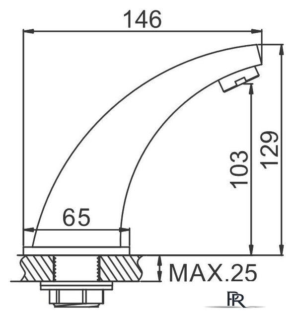 Смеситель Ledeme L1055-13 - Изображение №2 — Интернет-магазин ПроЗаказ