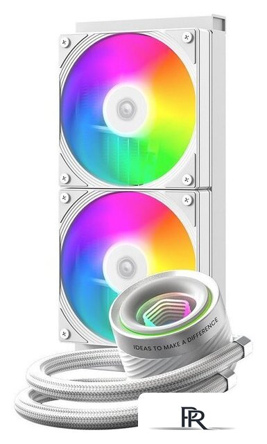 Система жидкостного охлаждения для процессора ID-Cooling FX240 INF White - Изображение №2 — Интернет-магазин ПроЗаказ