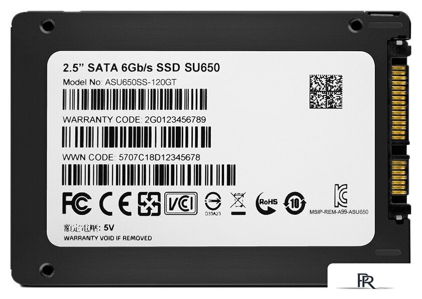 SSD ADATA Ultimate SU650 256GB ASU650SS-256GT-R - Изображение №5 — Интернет-магазин ПроЗаказ