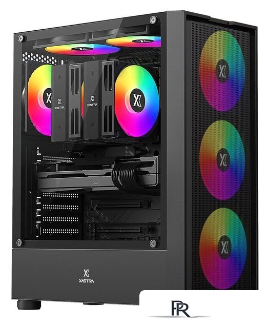 Корпус XASTRA A301 4FRGB (черный) - Изображение №1 — Интернет-магазин ПроЗаказ
