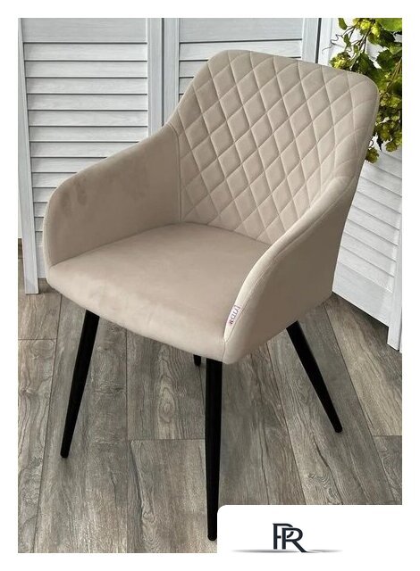 Стул с подлокотниками M-City Brandy 629M05174 (505-7 капучино/черный) - Изображение №1 — Интернет-магазин ПроЗаказ