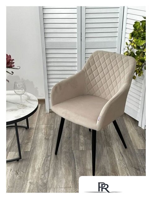 Стул с подлокотниками M-City Brandy 629M05174 (505-7 капучино/черный) - Изображение №4 — Интернет-магазин ПроЗаказ