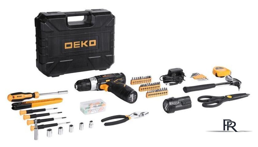 Дрель-шуруповерт Deko GCD12DU3 SET 104 063-4133 (с 2-мя АКБ, кейс, набор оснастки) - Изображение №4 — Интернет-магазин ПроЗаказ