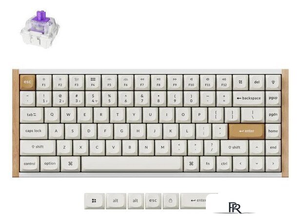 Клавиатура Keychron K2 HE Special Edition White K2H-Q1 (Nebula Magnetic) - Изображение №1 — Интернет-магазин ПроЗаказ