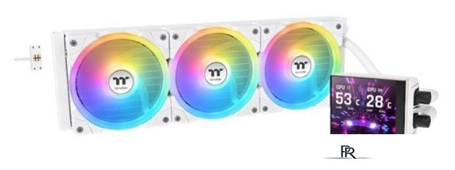Система жидкостного охлаждения для процессора Thermaltake MAGFloe 420 Ultra ARGB Sync Snow Edition CL-W452-PL14SW-A - Изображение №1 — Интернет-магазин ПроЗаказ