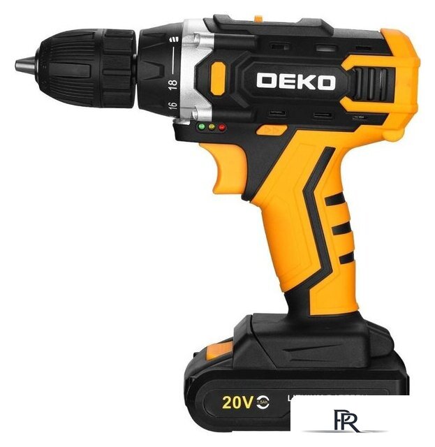 Дрель-шуруповерт Deko Banger 20V ONE + 083-1042 (с 1-им АКБ) - Изображение №4 — Интернет-магазин ПроЗаказ