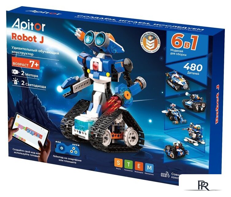 Конструктор Apitor Robot J 6 в 1 - Изображение №1 — Интернет-магазин ПроЗаказ