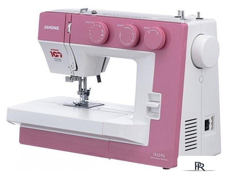 Электромеханическая швейная машина Janome 1522PG Anniversary Edition - Изображение №4 — Интернет-магазин ПроЗаказ